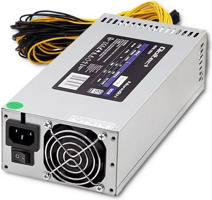Produktbild Qoltec 50349 PCI-E 1800W power supply 80 Plus Platinum Game miner (1800 W)