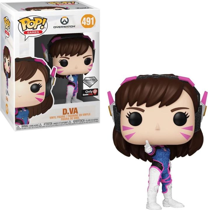 Actual product image Funko Pop! Overwatch : D.Va (Diamond GLitter) (491) (EXM)