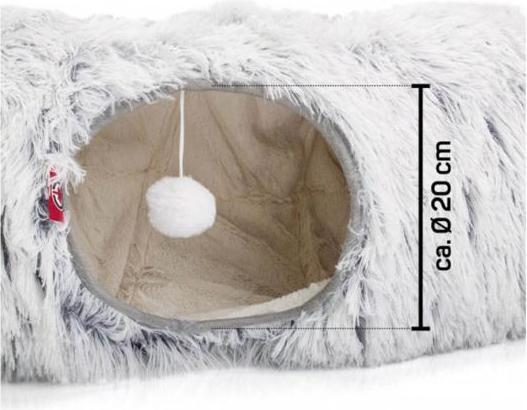 Actual product image CanadianCat eckiger Katzentunnel Cubi Dunkelgrau (Cat tunnel)