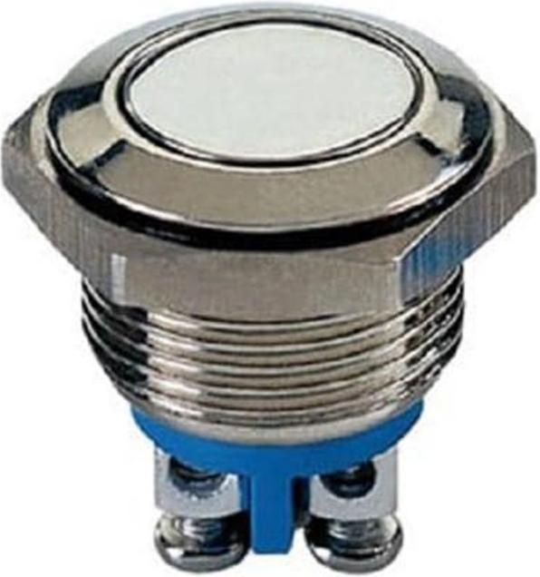 Produktbild Velleman Flat Stainless Steel Push Button Spst 1No