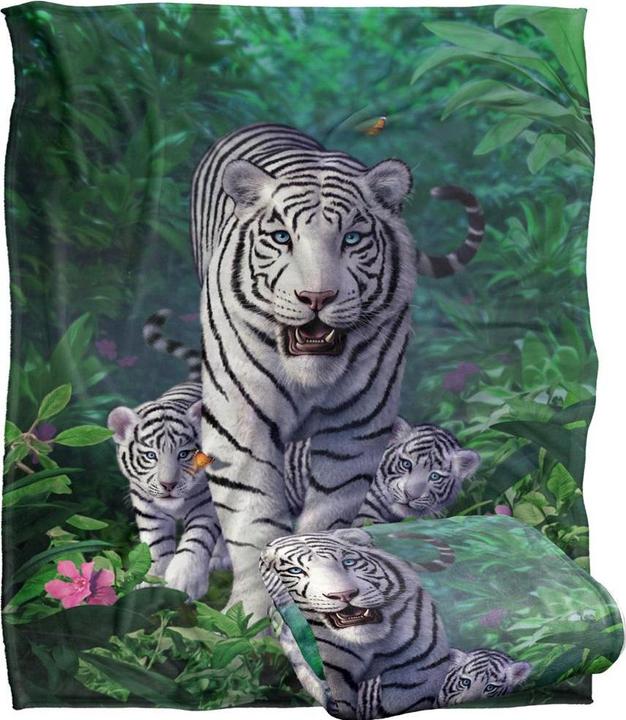 Immagine prodotto JQ Licensing Jlo Tiger Decke Seidig Supersoft (152 x 127 cm)