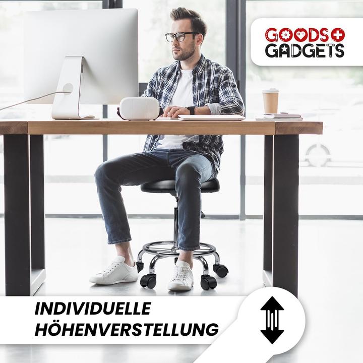 Immagine prodotto Goods + Gadgets Ergonomischer Arbeitshocker (46 - 63 cm)