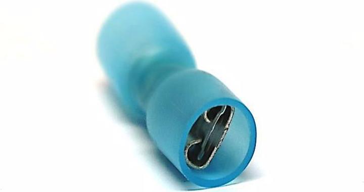 Actual product image EP Flat connector sleeve WP 6.3 x 0.8 mm, female, blue, 10 pcs.