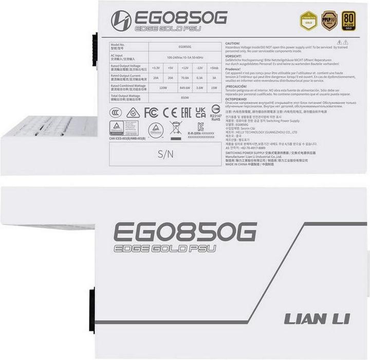 Immagine prodotto Lian-Li Edge Gold (850 W)