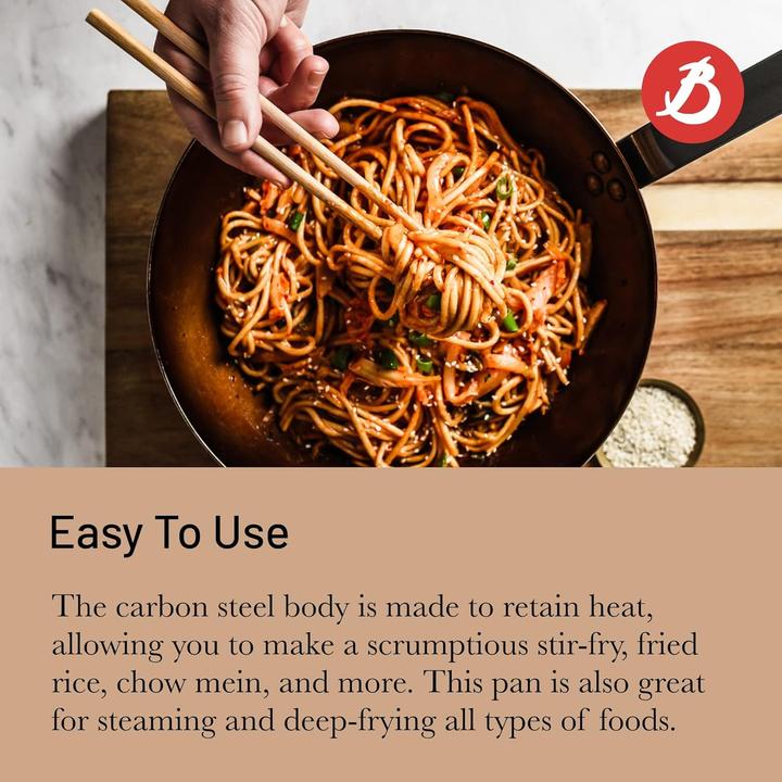 Actual product image de Buyer Mineral B Element (28 cm, Wok, Steel)