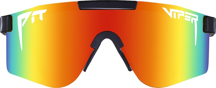 Actual product image Pit Viper The Mystery Polarized Double Wide (Black, Orange)