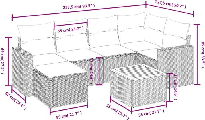 Produktbild vidaXL Scarlette