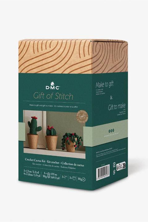 Produktbild DMC Gift of Stitch Häkelset Amigurumi Kaktus