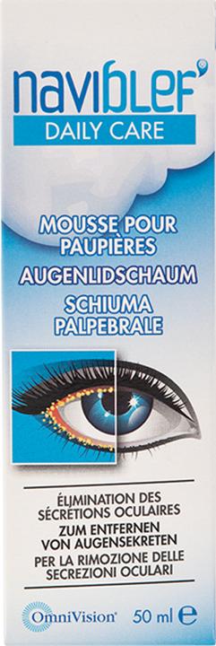 Image du produit Naviblef Daily Care Mousse pour les paupières 50ml (Gel pour le soin des yeux, 50 ml, Journée)