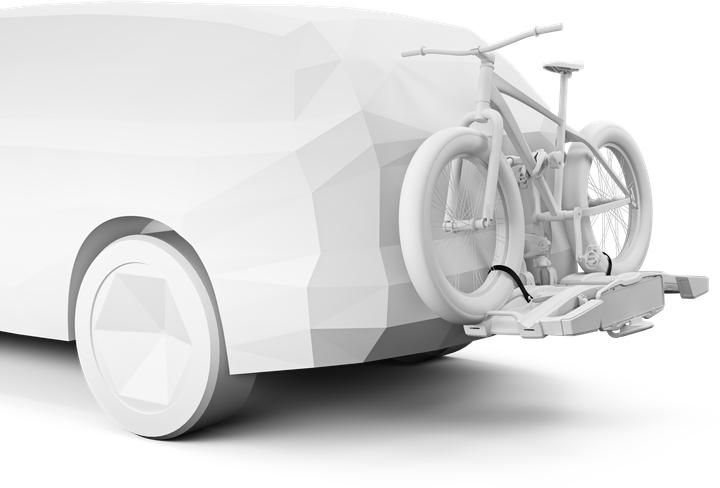 Actual product image Thule Fatbike Wheel Straps (Black)