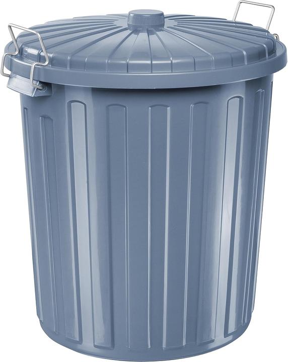 Productafbeelding Helit Abfalleimer mit Deckel und Griff, Set von 5, vielseitig verwendbar (55 l)