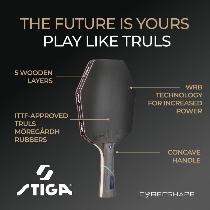 Produktbild Stiga Cybershape Future Tischtennisschläger (3-Sterne)