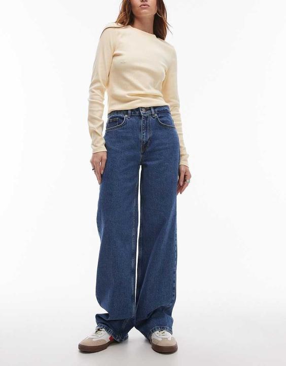 Image du produit Selected Slfalice Hw Wide Long Wing Blu Jean Noos (W32/L32)
