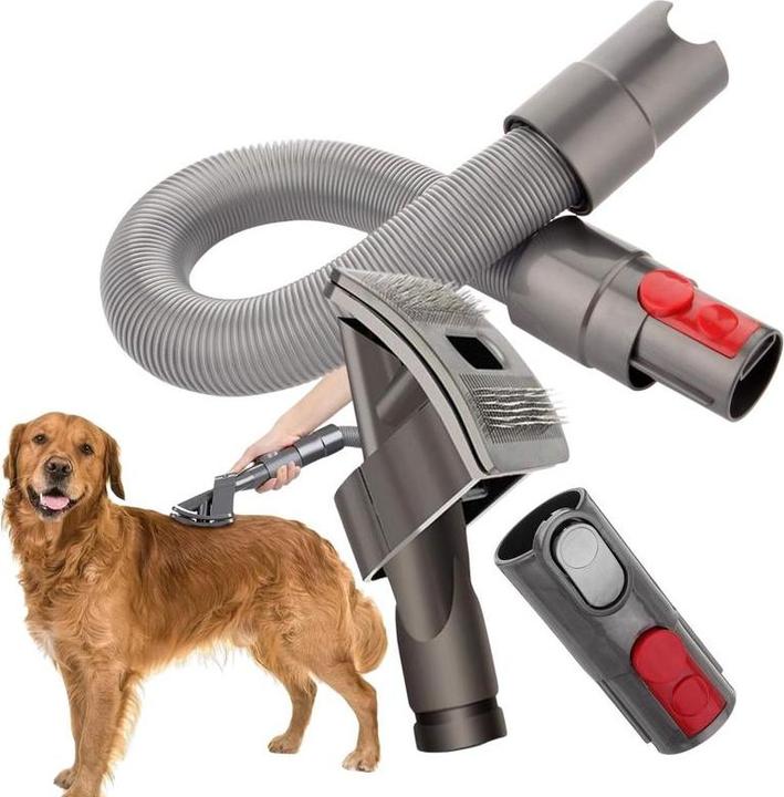 Image du produit Hermex Alternative au kit de soin Dyson pour animaux de compagnie Brosse à poils Tuyau Adaptateur