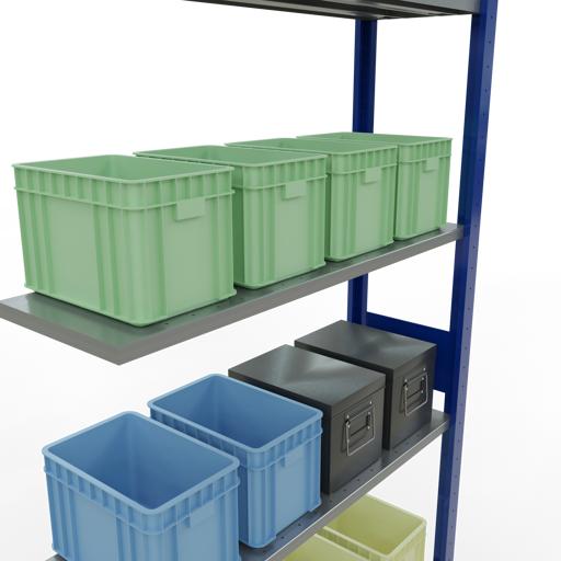 Image du produit Schulte Lagertechnik Système enfichable Élément suivant MULTIplus150 avec traverse de longueur