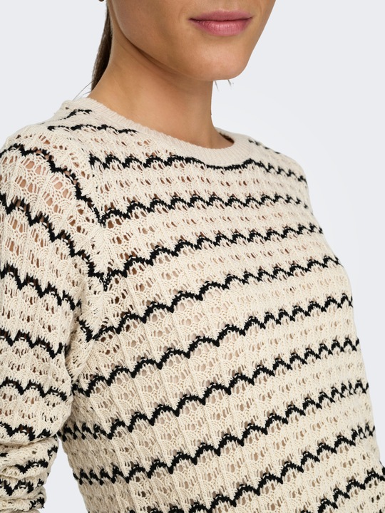 Produktbild Only Normal geschnitten Rundhals Pullover Strickpullover (XL)
