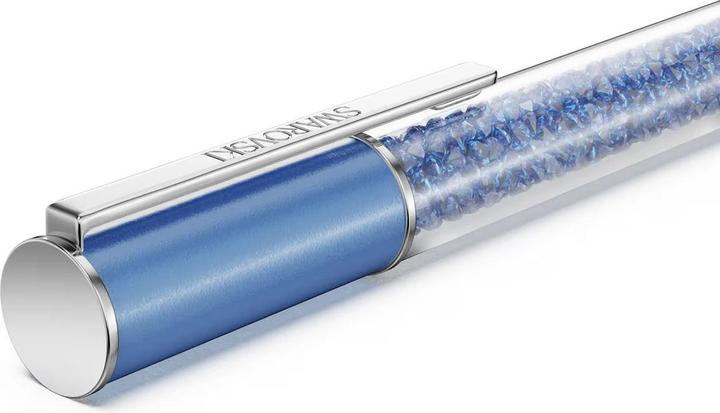 Image du produit Swarovski Crystalline Kugelschreiber ReCreated Kristalle Blau lackiert verchromt (Argent, Bleu)