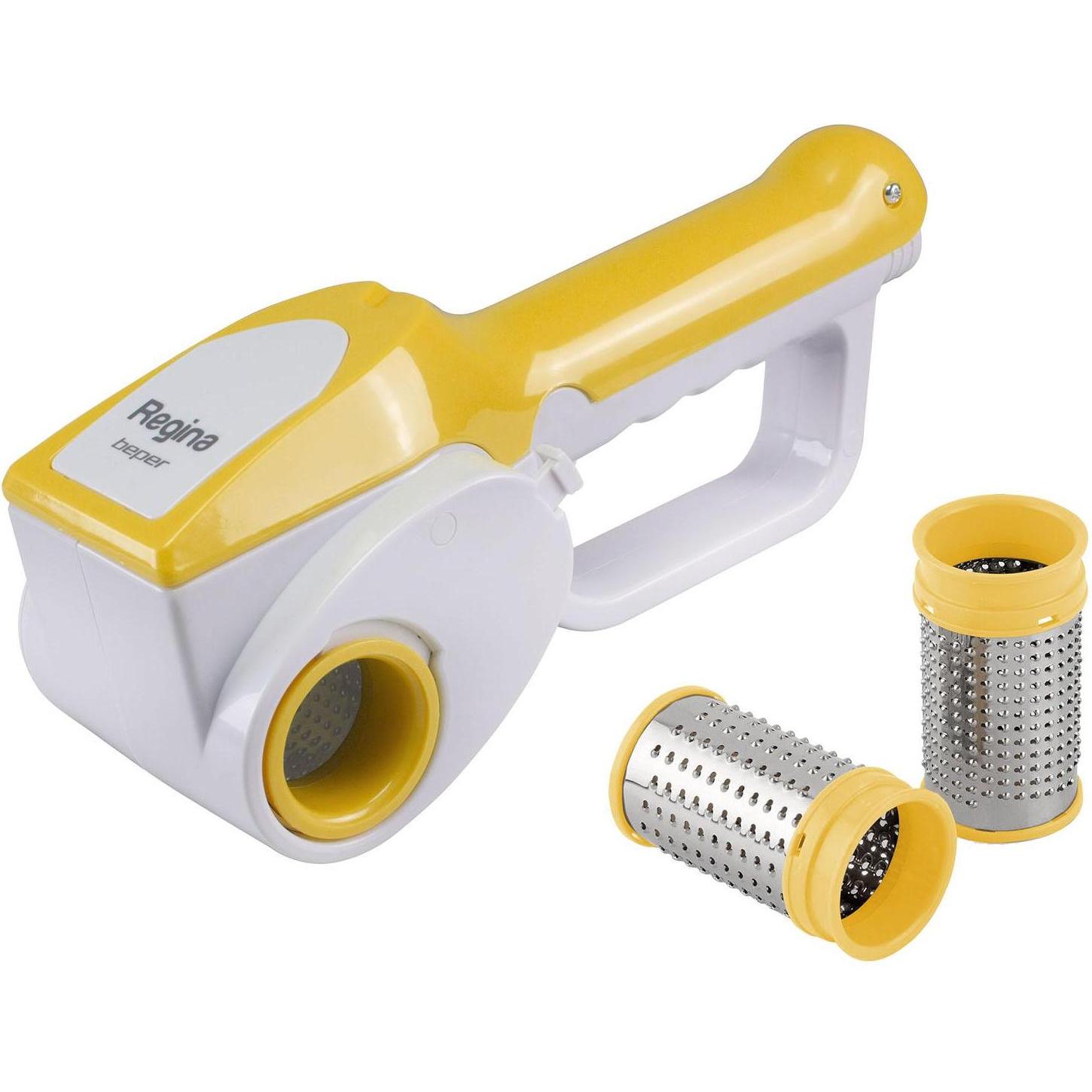 Beper 90.071, Küchenreibe, Weiss, Gelb