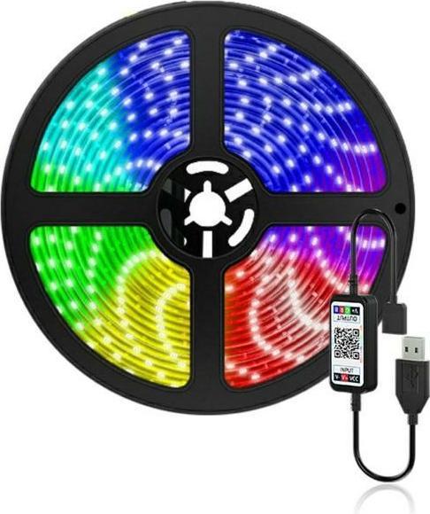 Actual product image Xtrike Me RGB LED strip with Bluetooth controller 5m HT-5050 B5 (500 cm)