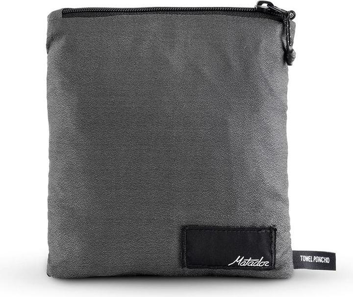 Matador NanoDry Packable Towel Poncho (charcoal)