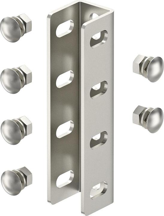 Actual product image OBO Bettermann OBO VUS 5 A4 U-stem connector 190x44 V4A with truss-head screws