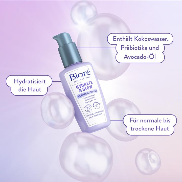 Produktbild Bioré Hydrate & Glow (100 ml, Tagescreme)