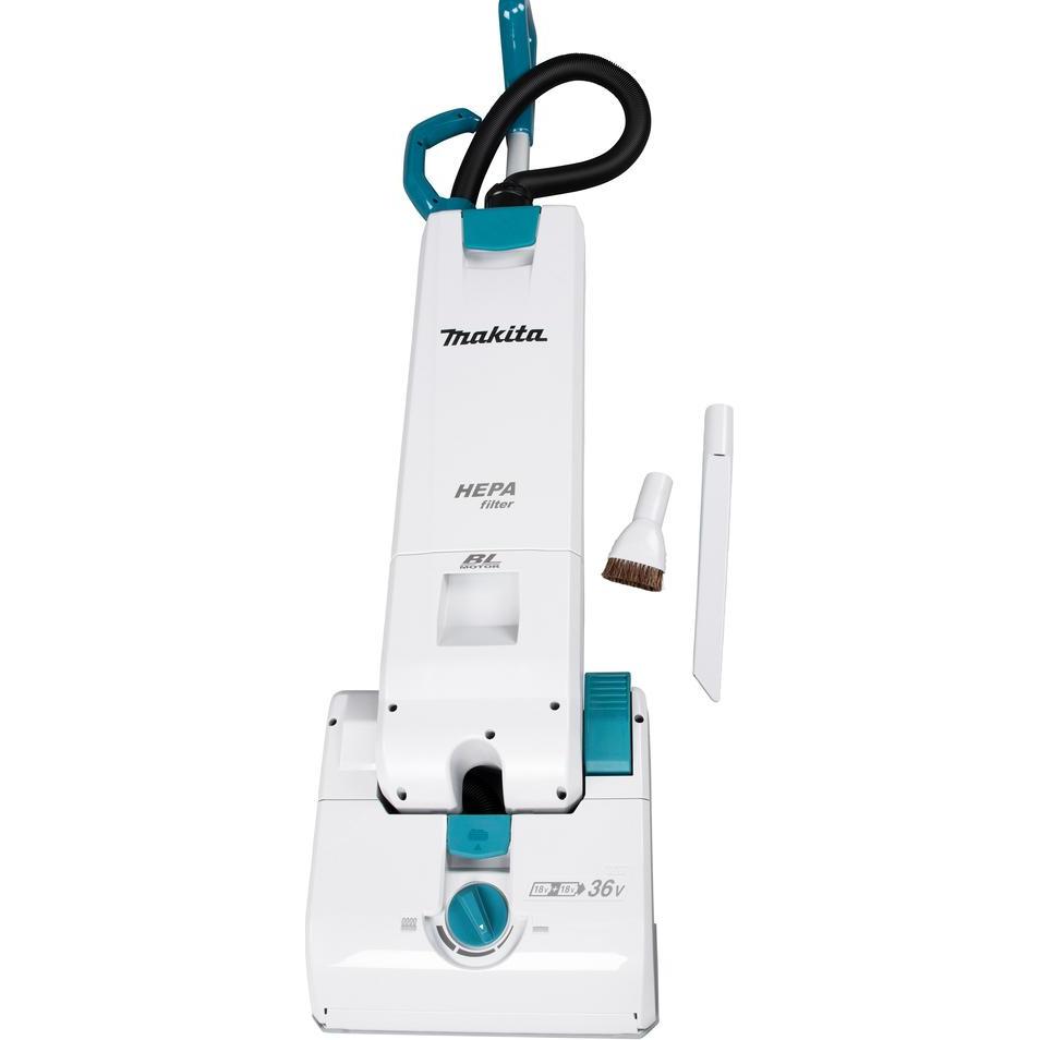 Makita, Industriestaubsauger, DVC560Z Kabelloser Vertikalstaubsauger, 2x18V, Li-Ion, bürstenloser Motor. Lieferung ohne ...
