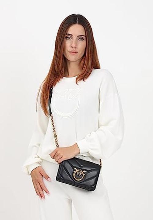 Image du produit Pinko Sweatshirt Acciuga effet ciseaux, technique, manches longues, col ras (XXL)