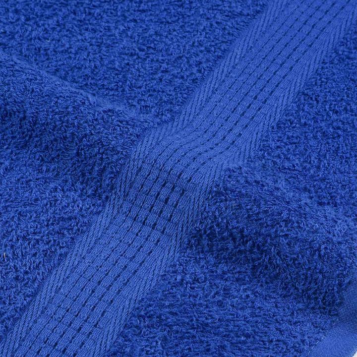 Image du produit vidaXL Serviettes 4 pcs. Bleu 100x200 cm 360 g/m² 100% coton Serviette de plage (100 x 200 cm)