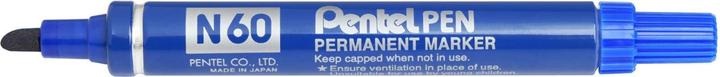 Image du produit Pentel Marqueur biseauté N60 bleu (12 pièces) (12 x)