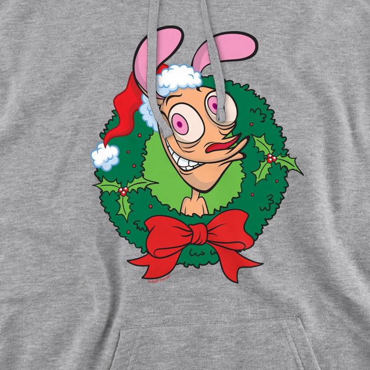 Produktbild Ren & Stimpy Kapuzenpullover weihnachtliches Design (M)