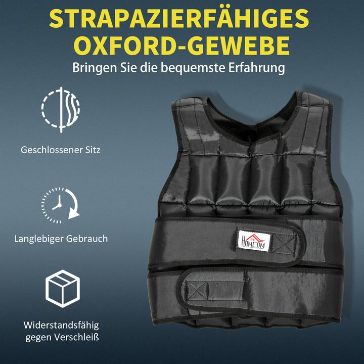 Actual product image Homcom 30 kg weight waistcoat