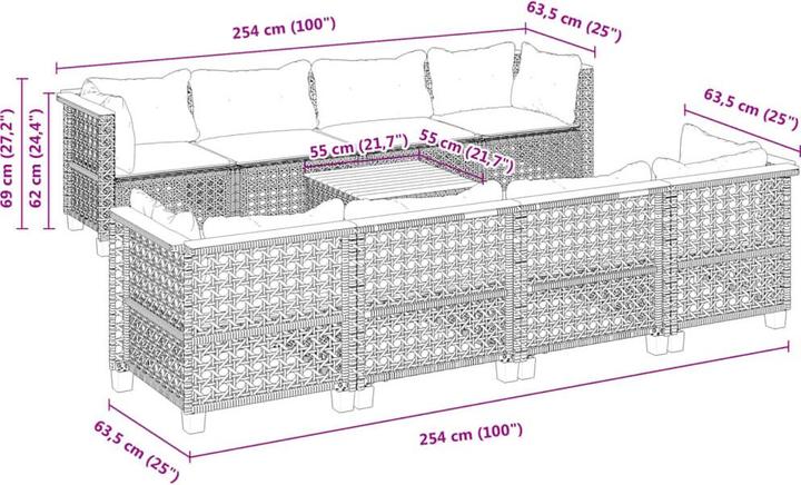 Produktbild vidaXL Rosa