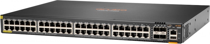 Actual product image Aruba 6200F 48G Class4 PoE 4SFP+ 370W Switch (52 Ports)