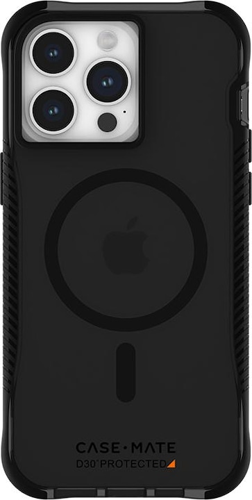 Immagine prodotto Case-Mate Tough Grip Plus D3O MagSafe - Custodia per iPhone 15 Pro Max (nero/fumo) (Apple iPhone 15 Pro Max)