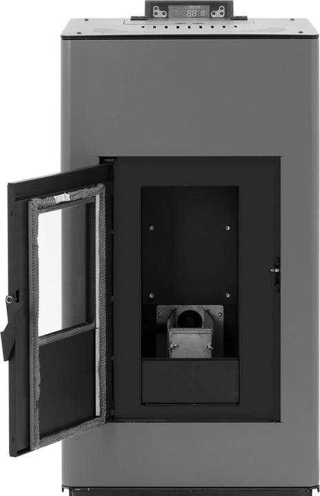 Produktbild MSW Pelletofen wasserführend 20 kW 380 m³ 25 l Wasser Pellet-Kaminofen Pelletkamin