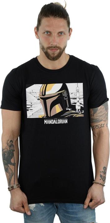 Image du produit Star Wars - T-shirt THE MANDALORIAN PROFILE FRAME - Homme (S)