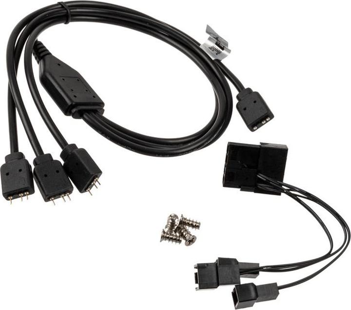 Actual product image Akasa Vegas AR7 ARGB Fan Triple Kit (120 mm, 3 x)