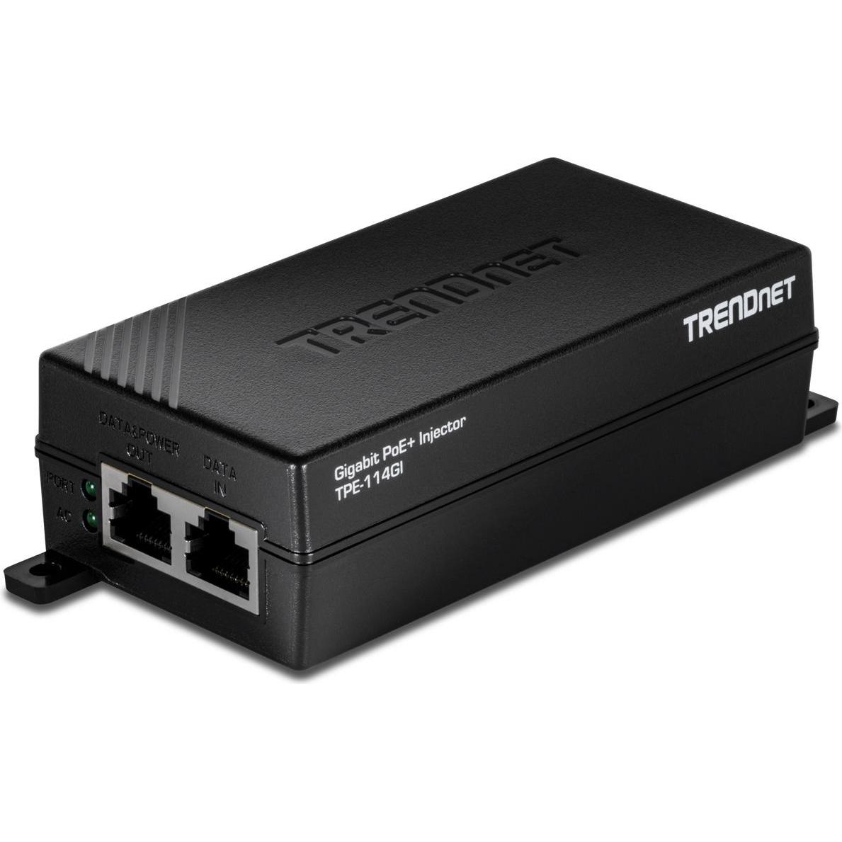 Trendnet Gigabit PoE+ Injector (802,3at (PoE+), 30 W), Iniettore PoE