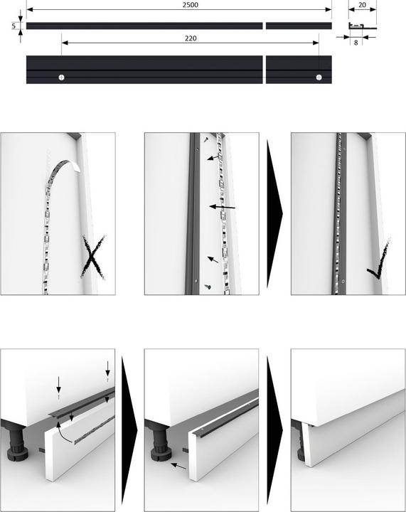 Produktbild Halemeier Halteprofil für Versa