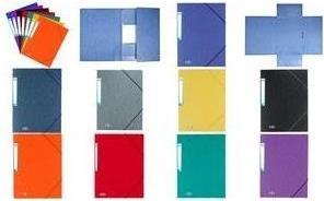 Produktbild Elba Eckspannermappe EUROFOLIO, DIN A4, 0,7 mm, sortiert Stärke: 0,7 mm, mit Beschriftungsetikett, aus Ka (A4, 25 x)