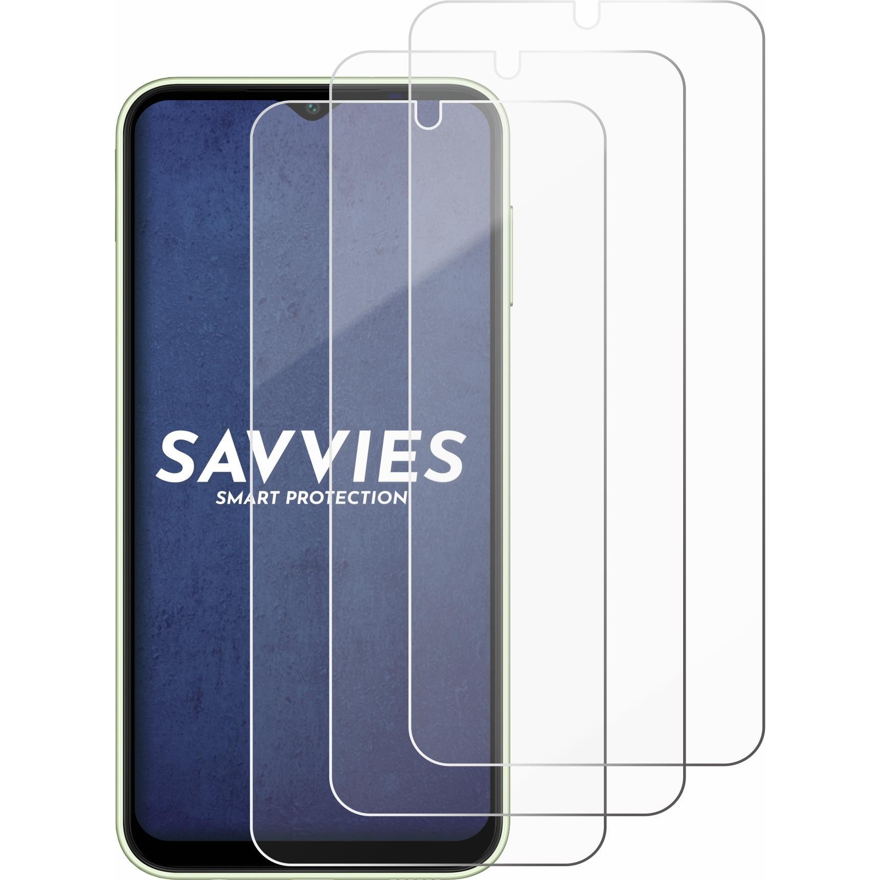 Thumbnail - Savvies Panzerglas Schutzglas Displayschutz (3 Stück, Samsung Galaxy A14 5G), Smartphone Schutzfolie, Transparent