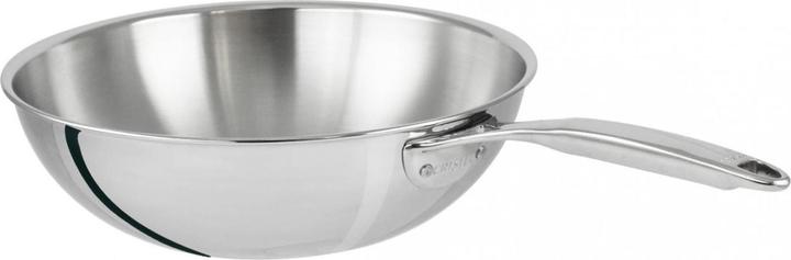 Actual product image Cristel Wok Castel Pro 32 cm (Wok, Stainless steel, 32 x 13.90 cm)