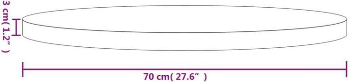 Actual product image VidaXL Gilli (Ø 70 x 3 cm)