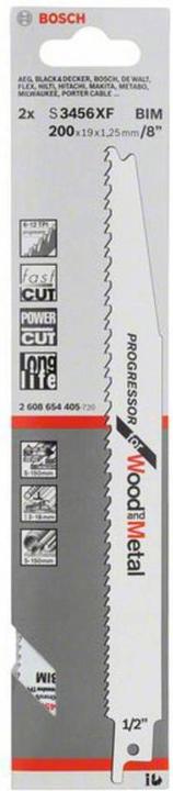 Produktbild Bosch Professional Zubehör Säbelsägeblatt S 3456 XF, Progressor for Wood and Metal, 2er-Pack