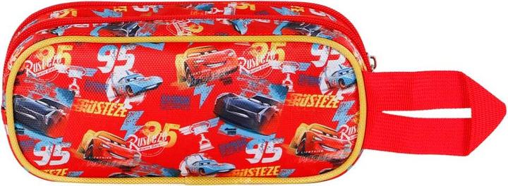 Actual product image Karactermania Cars 3 Bumper-3D Double Pencil Case, Red, 22 x 9.5 cm