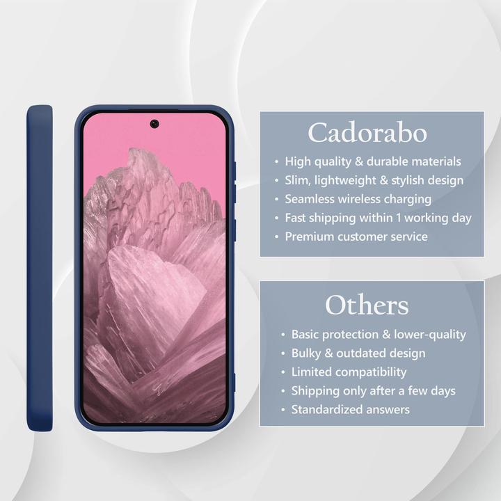 Image du produit Cadorabo Coque pour Google Pixel 9 TPU Liquid Silicone Case (Google Pixel 9)