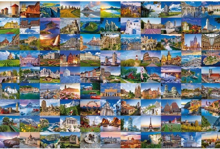 Actual product image Ravensburger 99 Beautiful Places of Europe (3000 pieces)