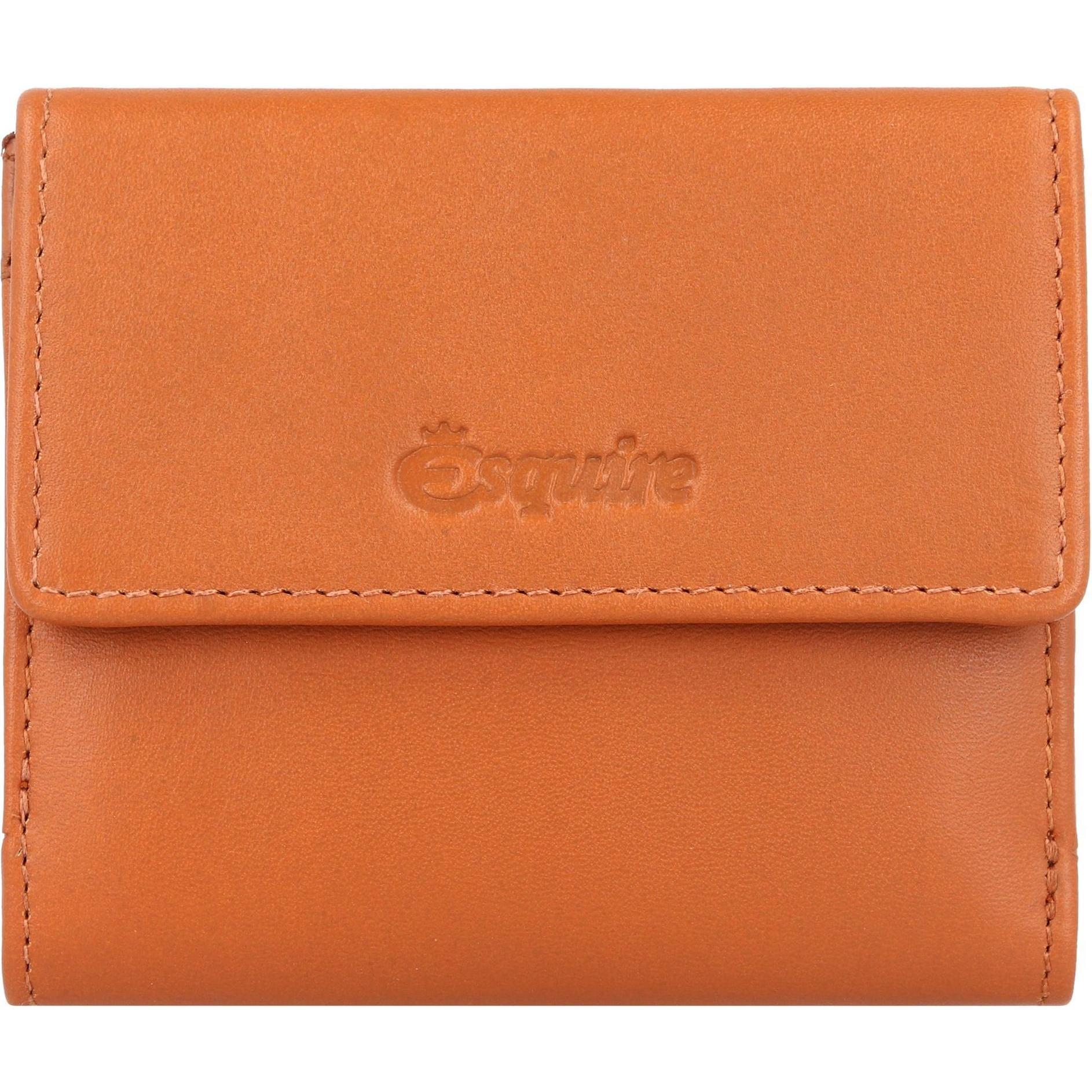 Esquire, Damen, Portemonnaie, Peru Geldbörse RFID Leder 10 cm, Braun