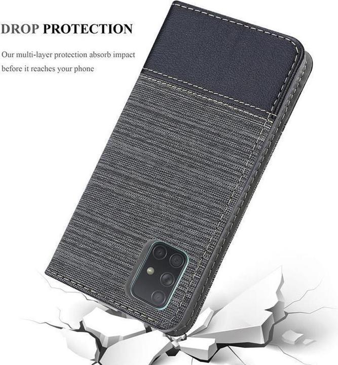 Actual product image Cadorabo Book Jeans Optics Cover (Samsung Galaxy A71 5G)